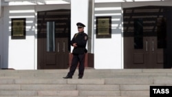 Сотрудник полиции в Дагестане, иллюстративная фотография