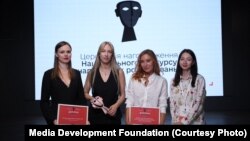 Журналістки Анна Бабинець, Яніна Корнієнко, Валерія Єгошина та Юлія Химерик