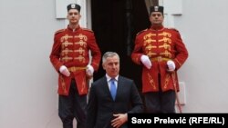 Milo Đukanović na konferenciji za medije povodom druge godine od njegovog stupanja na funkciju predsednika Crne Gore, 18. maj 2020.