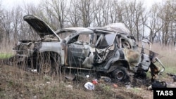 Місія ОБСЄ зупиняла патрулювання в зоні конфлікту на Донбасі після підриву автомобіля спостерігачів ОБСЄ на Луганщині 23 квітня 2017 року і відновила їх з обмеженнями через два дні