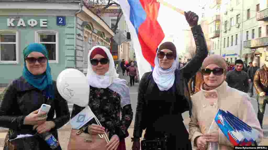 Митинг-концерт "Мы вместе", посвященный годовщине аннексии Россией Крыма.