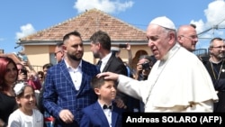 Зустріч папи Римського з членами ромської громади Румунії, 2 червня 2019 року