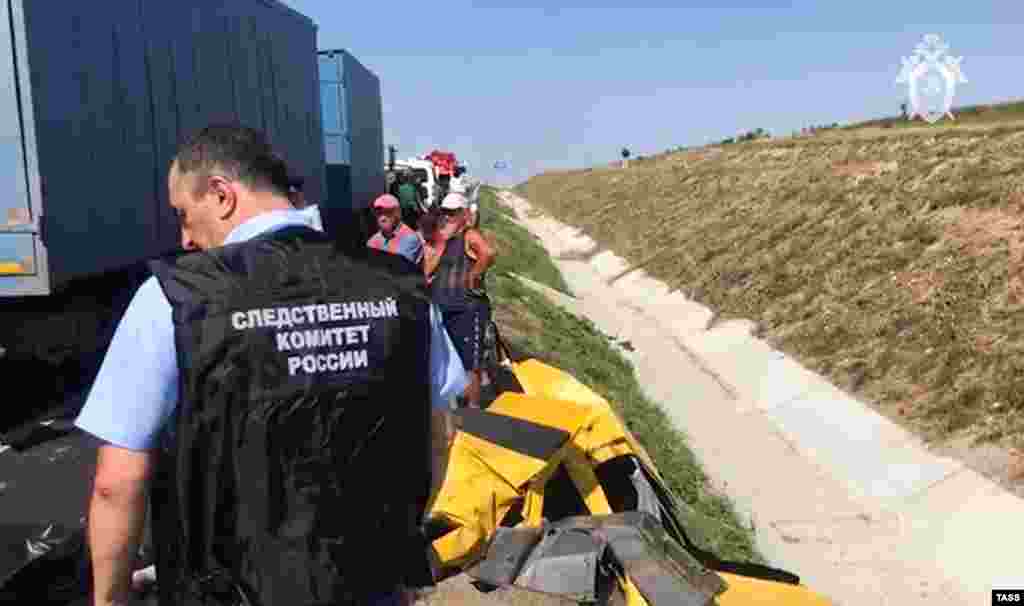 31 июля 2020 года в утреннем ДТП с микроавтобусом на трассе «Таврида» погибли девять человек. В аварии обвинили перевозчика. В ноябре Следком сообщил, что обвиняемый в аварии перевозчик дал признательные показания