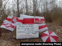 Пікет у Белаазёрску.