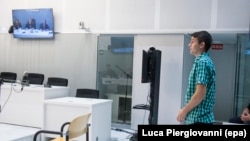 Станислав Лисов в Мадридском суде, 20 июля 2017 года