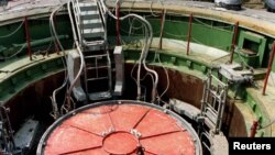 Шахта советской военной ядерной базы в Украине, архивное фото