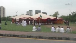 اسلام اباد کې د پاړه چنار خلکو احتجاجي مظاهره وکړه