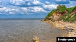 Каховское водохранилище в Запорожской области, архивное фото