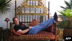 Квентин Тарантино на Каннском кинофестивале. 2001 год