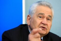 Вітольд Фокін, прем'єр-міністр України у 1991–1992 роках. Київ, 28 лютого 2008 року