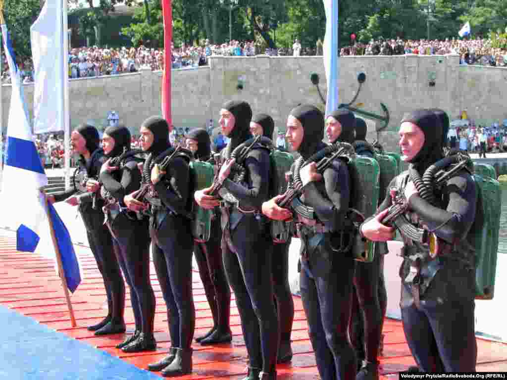 Російські військові аквалангісти