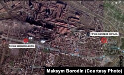 Места замеров воздуха