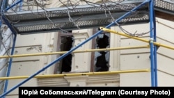Будівля художнього музею імені Олексія Шовкуненка після обстрілів російських військ