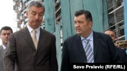 Duško Knežević i Milo Đukanović, arhivski snimak,10 septembar 2010.