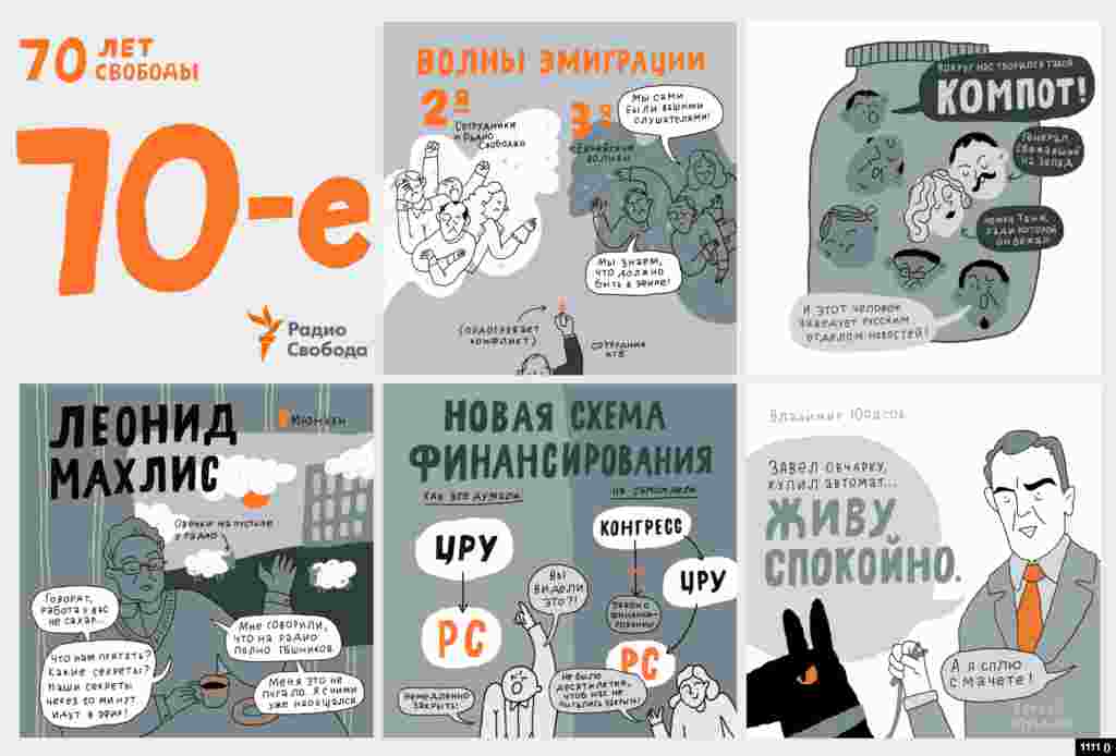 Смотрите картинки и слушайте третий эпизод подкаста "70 лет Свободы", посвященный 1970-м годам - угроза закрытия радио, слияние "Свободы" и "Свободной Европы" и переезд