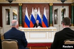 Президент Росії Володимир Путін робить заяву для ЗМІ в Кремлі в Москві, Росія, 11 травня 2025 року