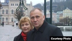 Николай Статкевич с супругой Мариной