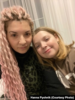 Ганна Пишник з дочкою Кірою