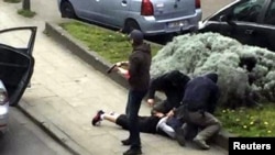 Полицейский рейд в пригороде Брюсселя (Андерлехт, 8 апреля 2016 года)