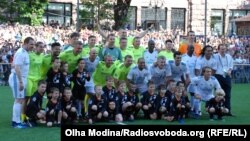 Команди «Шевченко та друзі» і «Легенди Реалу»