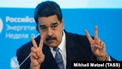 Николас Мадуро на энергетическом форуме в Москве в октябре 2017