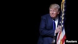 Претендент на пост кандидата в президенты от Республиканской партии Дональд Трамп
