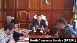 Кубасаев Къурбан пресс-конференциялда.