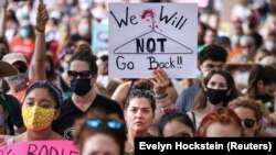 Протести проти заборони абортів у Техасі