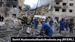 Наслідки російської атаки на Київ. 17 червня 2025 року