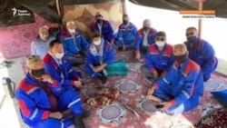 Забастовка на месторождении Жетыбай. Десятые сутки протеста Забастовка на месторождении Жетыбай. Десятые сутки протеста