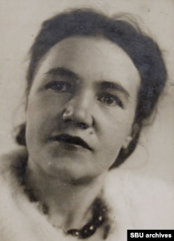 Ольга Розова. Фото з кримінальної справи,1948 рік