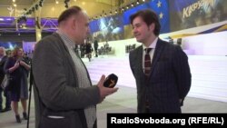 Журналіст Сергій Андрушко і міністр культури Євген Нищук