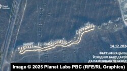 Возможное строительство укрепрайона возле полигона «Гожский» у белорусско-литовской границы. Фото Planet Labs PBC