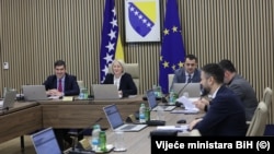 Sjednica aktualnog saziva Vijeća ministara BiH u Sarajevu, 30. 1. 2025.