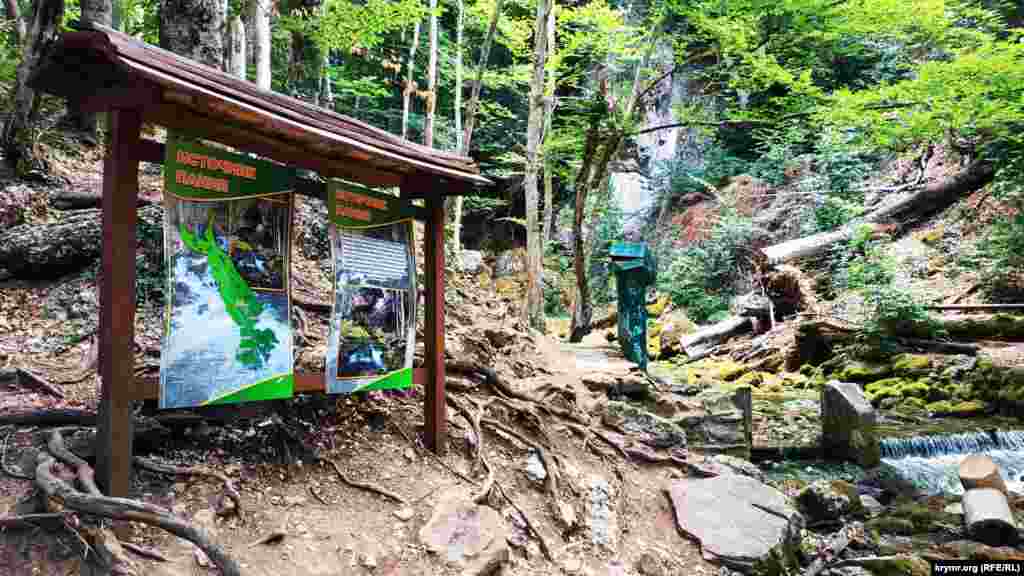 Название источника – Пания – приходится на времена Византии и является трансформацией от греческого слова «панагия» – «пресвятая». Он был сформирован несколько миллионов лет назад под воздействием речки Аузун-Узень, которая принимала участие в формирование Большого каньона Крыма. При таянии снега на вершинах Ай-Петри вода вымывала себе не только наземный путь, но и формировала подземные хранилища: гроты, пещеры, разного объема горные линзы. Именно так и появился источник Пания