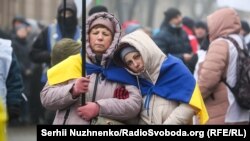 Протест ФОПів: акція під Радою, марш центром Києва та перекрита вулиця Грушевського (фоторепортаж)