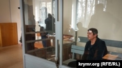 Сергей Осьминин в суде Херсона, 5 апреля 2018 год