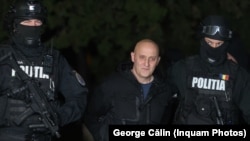 Хорациу Потра при задержании румынскими полицейскими 8 декабря 2024