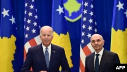 Байден и премьер-министр Косова Иса Мустафа