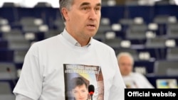 Пятрас Ауштрявичус на заседании Европарламента, где рассматривалось дело Савченко