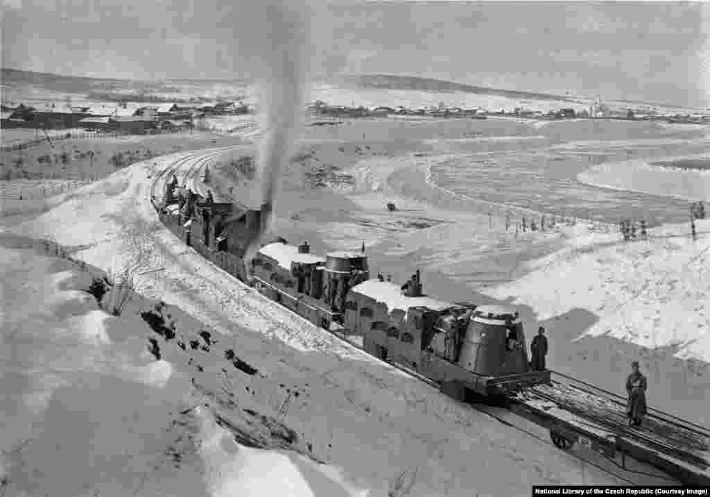 The “Orlik” (Little Eagle) was wrapped in steel armor, bristled with machine guns, and bookended with two cannons.