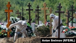 Кладбище для погибших от COVID, Петербург