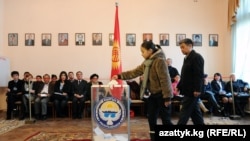 Президентские выборы в Киргизии. Бишкек, 30 октября 2011 г