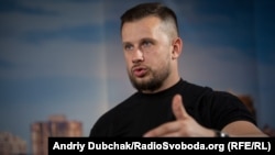 Андрій Білецький у студії Радіо Свобода