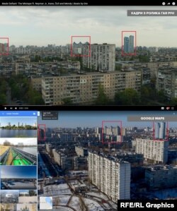 Будинки із синіми дахами по центру розташовані за адресою Туманяна,15а