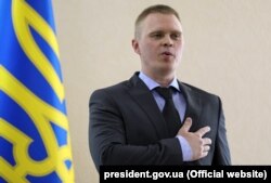 Голова Донецької обласної військово-цивільної адміністрації Олександр Куць. Краматорськ, 22 червня 2018 року
