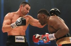 Віталій Кличко в бою з Дереком Чісорою, Мюнхен, Німеччина, 18 лютого 2012 року