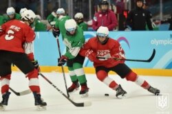 Володимир Трошкін (у зеленому)