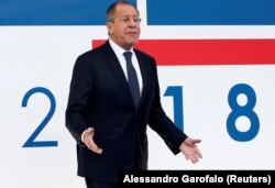 Министр иностранных дел России Сергей Лавров. Милан, 6 декабря 2018 года