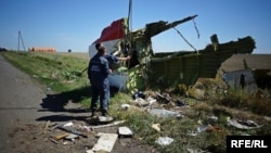 Місце падіння Боїнга, 21 липня 2014 року